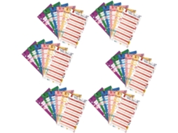 Folhas De Orçamento Em 6 Trous, 36 Folhas Em Papel