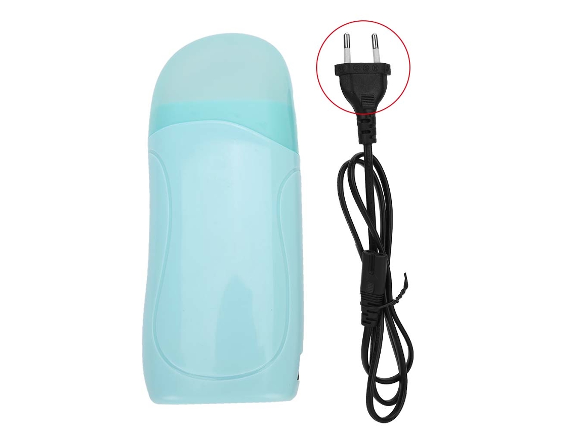 2026 calentador de Cera Roll on 100g 40w Máquina Depilatoria Manual para Manos Pies Piernas 220v Plug Eu