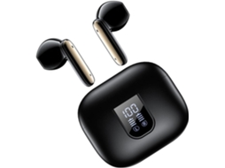 Fones De Ouvido Bluetooth Sem Fio Com Cancelamento Ruído E Visor Digital Para Jogos Chamadas, Resistentes À Água Ipx5