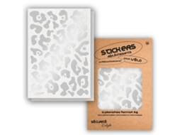 Autocolantes Refletores WILL B STICKERS  Tamanho A5 Leopardo