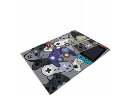 Tapete para Sala de Jogos com Controle Videogame, Impressão 3d, para Decoração de Quarto Adolescentes a BRILVIBERA (a01)