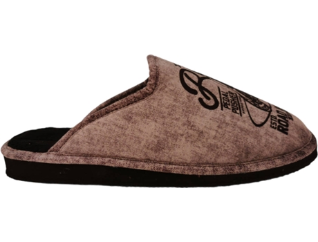 Pantufas AMOROS Nerlo Têxtil Homem (39 - Cinzento)