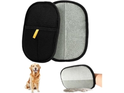 Conjunto de 2 Luvas para Remoção de Pelos de Gato, Dupla Face Cuidados com a Limpeza do Pelo E, Ergonômico, Uso Diário STELASPLEN
