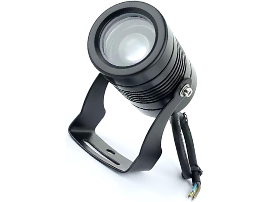 Refletor Feixe Estreito Projetor Parede Externa Edifícios Iluminação Remota Branco 3w Dc12c Luz GOKOCO