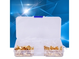 240 Conectores Bullet 3.5 Ouro Terminal Cabo