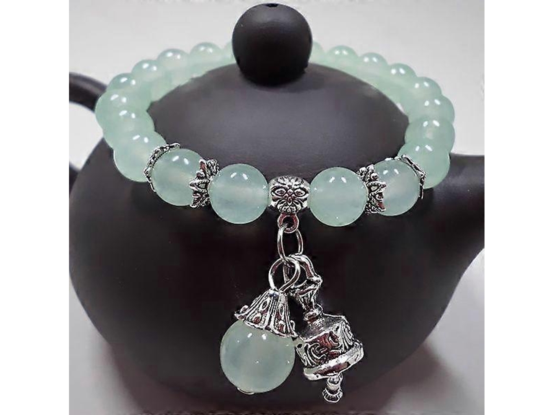 Pulseira De Cristal Natural Verde Nostalgia88