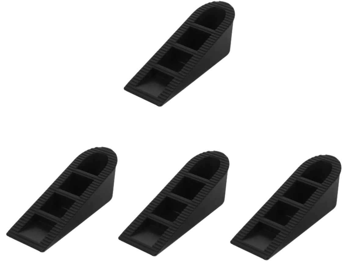Conjunto De 4 Batentes De Porta Práticos E Antiderrapantes Para Proteção Da Parede E Da Família