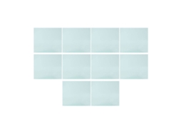 10 Peças Lente De Proteção Transparente Para Capacete De Solda 138x122mm Acessório Industrial