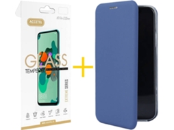 Capa e Película Apple iPhone 11 Pro ACCETEL Flip Cover 0563 Azul