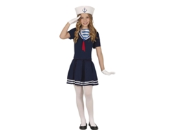 Fato de marinheiro azul escuro para menina