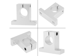 Suporte De Guia Linear De Eixo De 30mm Alumínio 2pçs