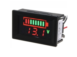 Voltimetro Digital Led 12vdc Painel C/ Capacidade Prok