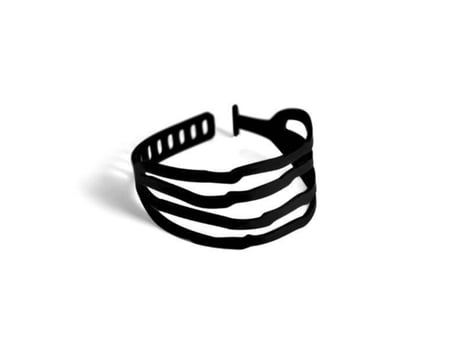 Pulseira - APARA - Hawaii - Preto - Mulher - Silicone de origem mineral - Ajustável