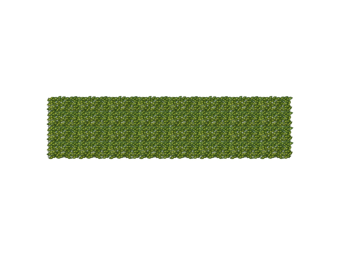 Vidaxl Tela De Varanda Com Folhas Verde E Amarelo 400 X 100 Cm