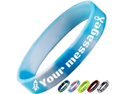 Pulseiras personalizadas Azuresun, pulseiras de silicone gravadas com personalização para eventos e festivais, marketing e