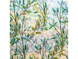 Película De Janela Privacidade, Folhagem Adesivo De Janela, Película Estática Aderente Para Vidro (30cm X 300cm) Spqment