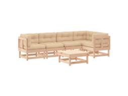 Garden Lounge Set, Garden Lounge Sets Vidaxl Marrom Madeira (n/a)