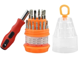 Kit De Chaves Fenda Para Laptop Reparo E Manutenção Eletrônicos.