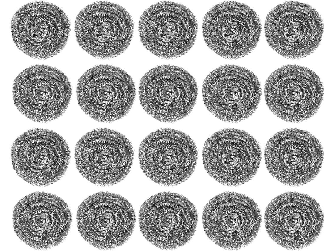 Plplaaoo Esponja De Aço Inoxidável Com Design Espiral E Esfera Arame