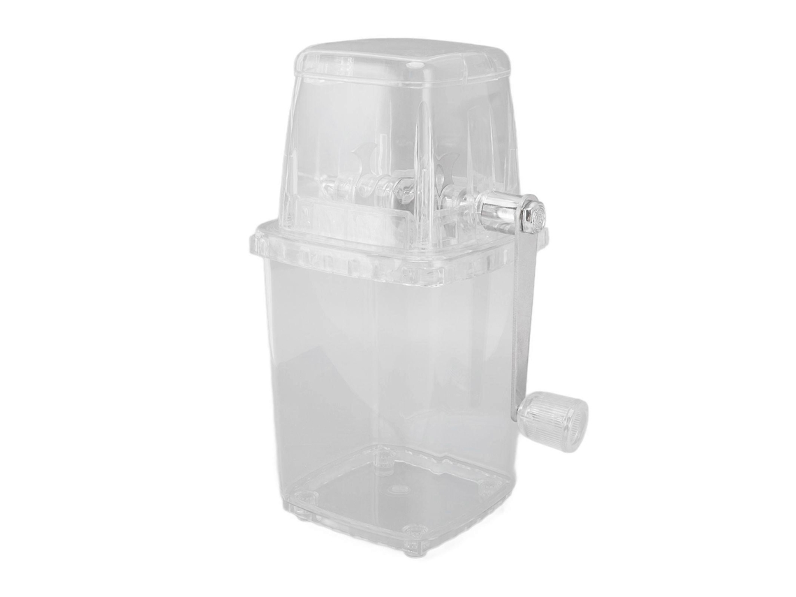 Triturador De Gelo Manual, Pequeno, Portátil, Máquina De Raspadinha Operada Manualmente Para Casa, Transparente PENGDSJE