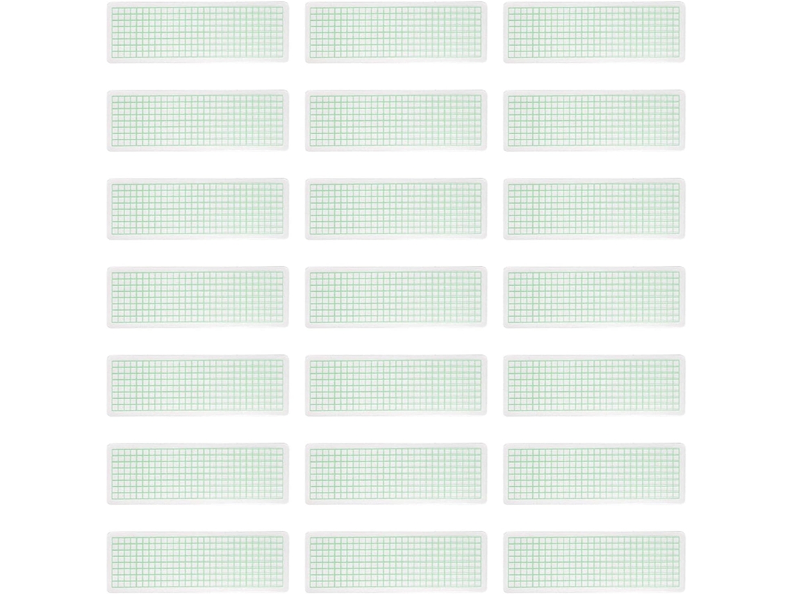 Dispensador genérico de fita adesiva decorativa Washi Tape com 70 unidades, bordas arredondadas e acabamento Fosco.