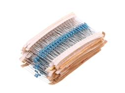 Kit Com 1280 Resistores De Filme Metálico De 1/4w, Com 64 Valores Diferentes, Variando De 1 A 10m Ohm, Para Componentes Eletrônicos.