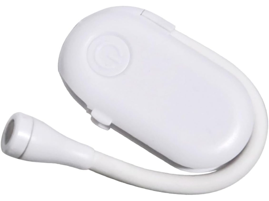 Luminária De Leitura Led Recarregável Via Usb Com Clipe Flexível, Intensidade Regulável E Proteção Ocular, Luminária De