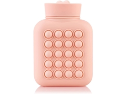 Garrafa de água quente Coolden para mulheres, 2 em 1, manta de mão 500ml | S/MARCA