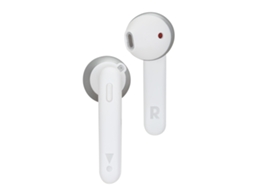 Auriculares Bluetooth True Wireless JBL T220 (In Ear - Microfone - Branco)