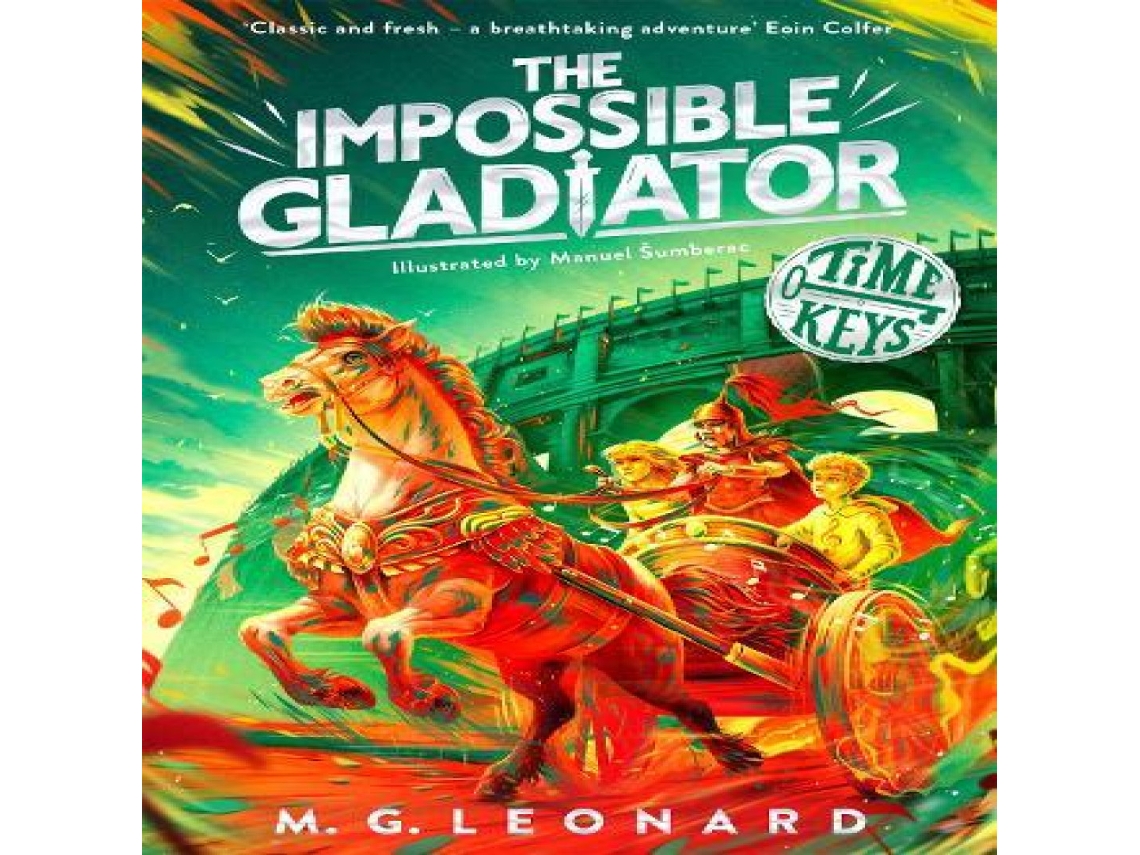Livro The Impossible Gladiator de M G Leonard (Inglês)