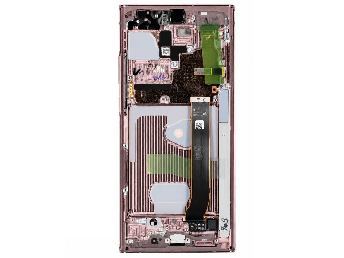 Ecrã Completo Para Galaxy Note 20 Ultra Amoled Com Aro Service Pack