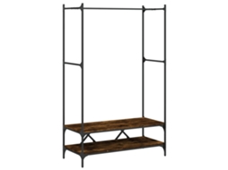 Clothes Rack, Clothes Racks Vidaxl Marrom Madeira Processada (n/a)