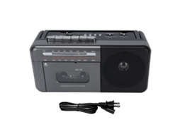 Caixa de Som Bluetooth Retro Portátil EOOCOO (reprodução de Fita, Conexão Bluetooth)