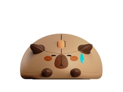 Rato Yizhood Criativo Bonito Capivara Leve Portátil Sem Fio 2.4g Óptico Desktop Laptop Pc Universal Para Presente Da Menina Marrom