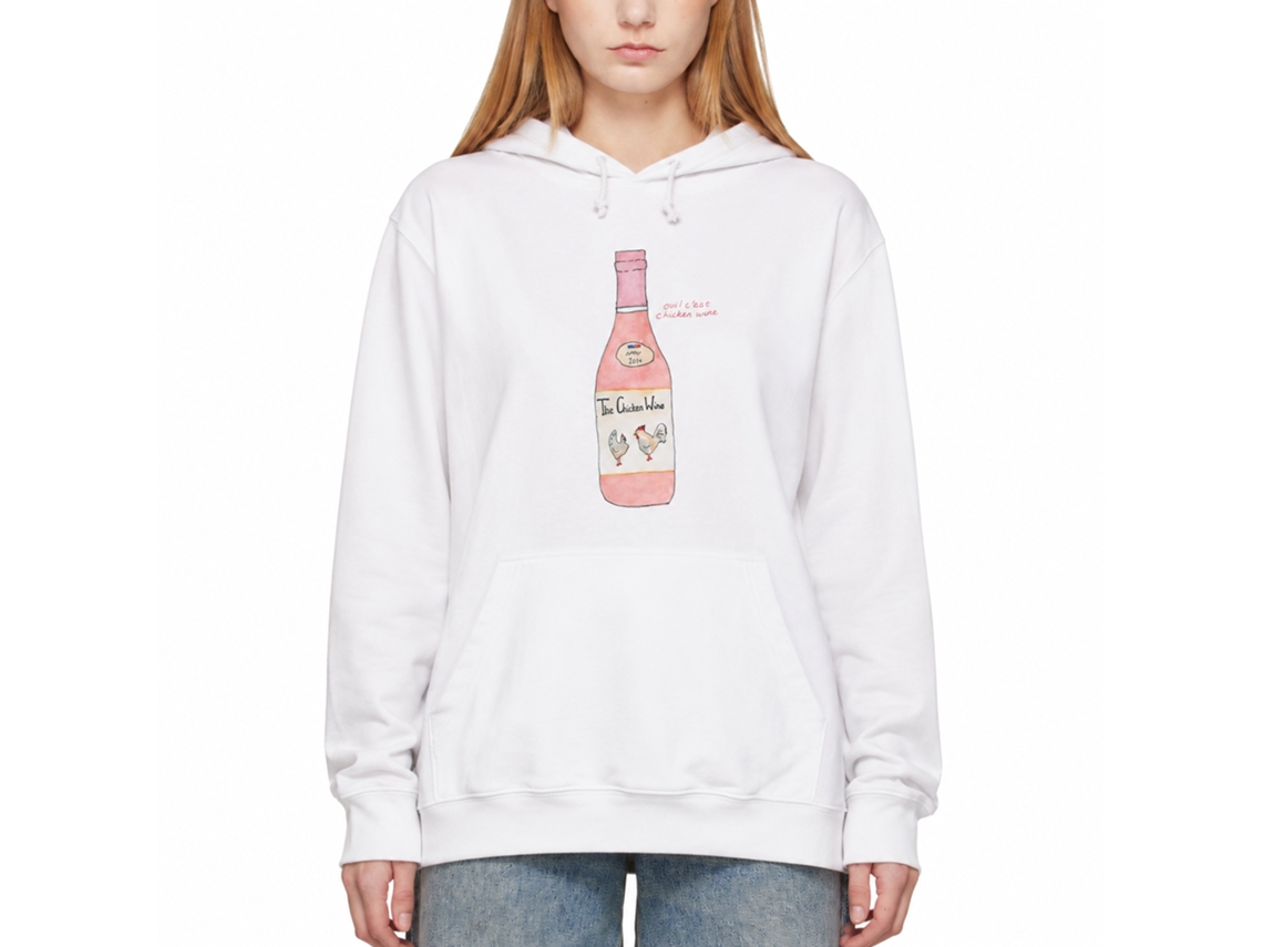 Rockinstone Chicken Wine Hoodie Unique Designer Style