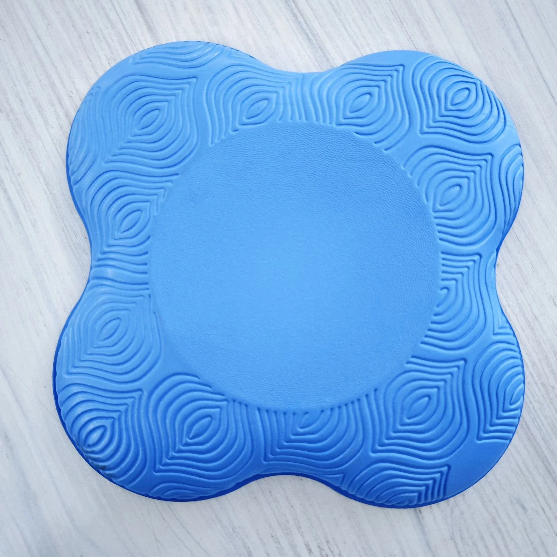 (azul) Tapete De Ioga Espesso E Antiderrapante Para Proteção Das Articulações Dos Joelhos E Cotovelos.
