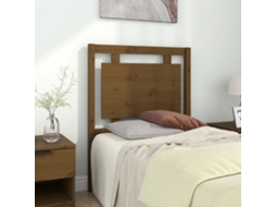 Vidaxl Cabeceira De Cama 80,5x4x100 Cm Pinho Maciço Castanho Mel