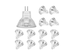 Rebe 12pcs Lâmpadas Halógenas Mr11 Gu4 12v 20w Reguláveis 2700k Luz Branca Quente para Luz de Teto com Base de 2 Pinos