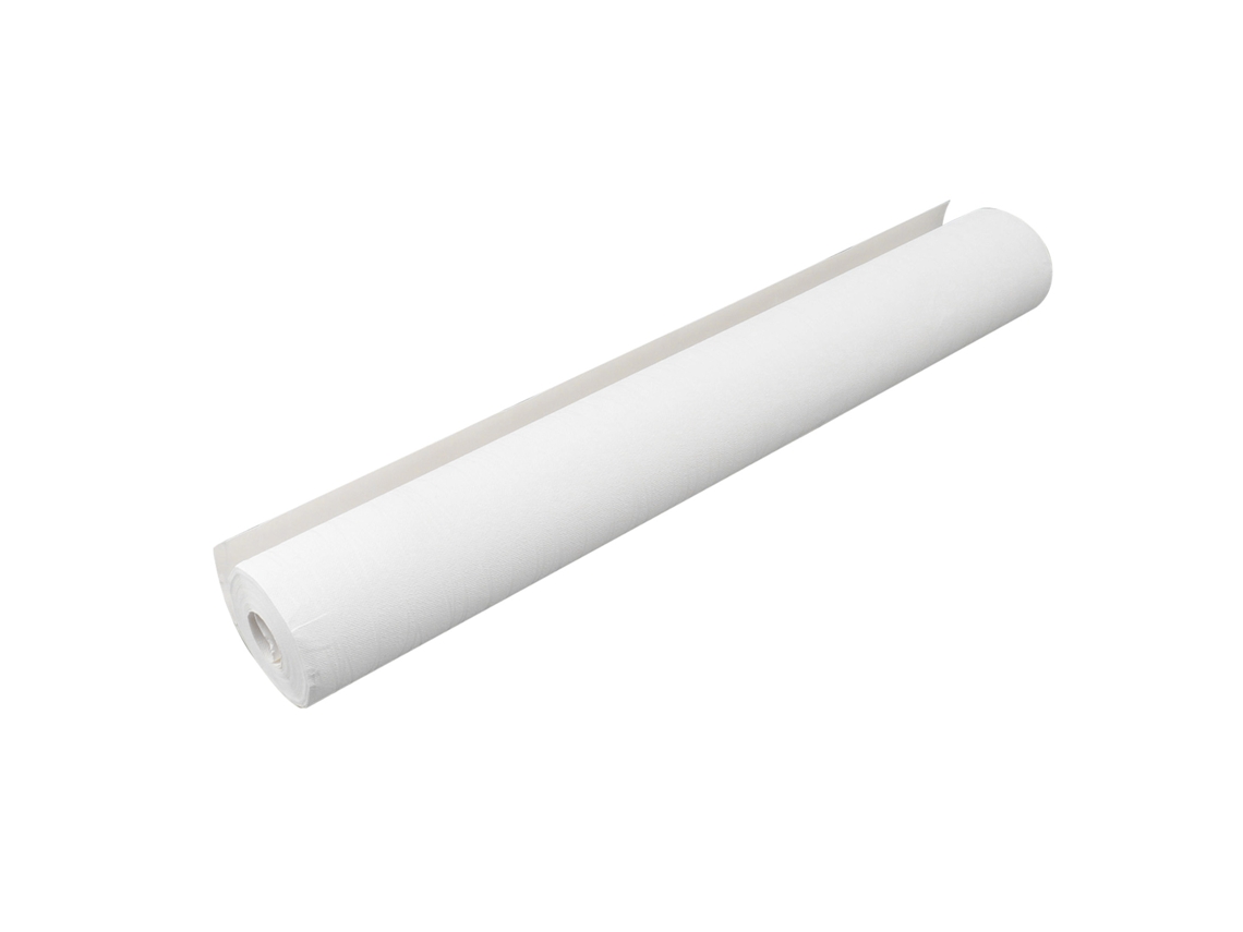 Papel De Parede Não Tecido Laxiscreed Com Listra Vertical Espessada E Acabamento Branco Metálico