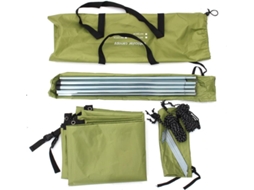 Toldo De Proteção Solar Para Autocaravana, Furgão, Caravana (verde)