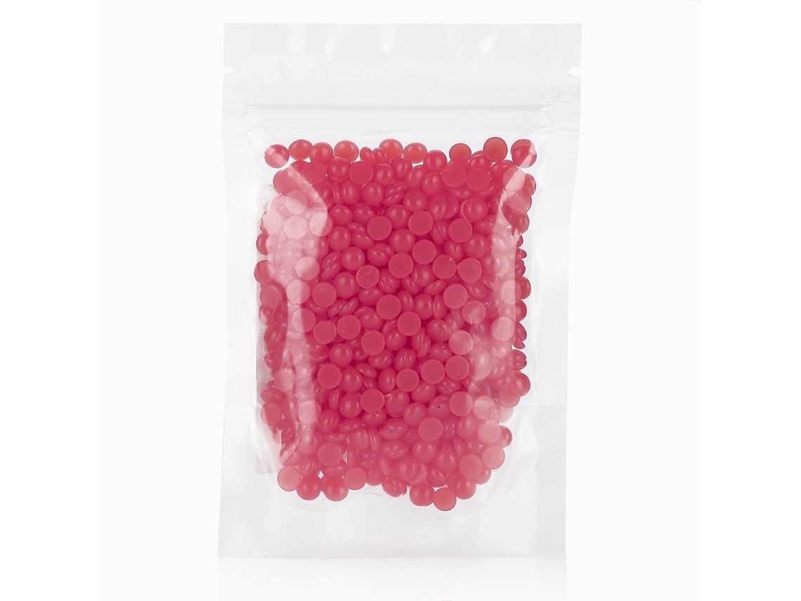 Cera Dura Depilatoria 50g Bolsa Cera De Abeja Rosa