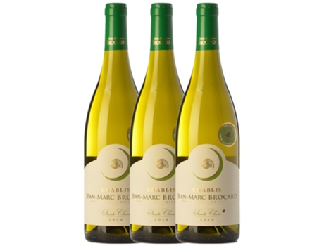 Vinho JEAN-MARC BROCARD Jean-Marc Brocard Chablis Sainte Claire Chardonnay Bourgogne (0.75 L - 3 unidades)