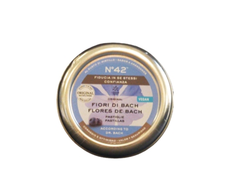 Pastilhas Flores de Bach Nº42 Sos Autoconfiança Sem Glúten Vegan 35 LEMON PHARMA