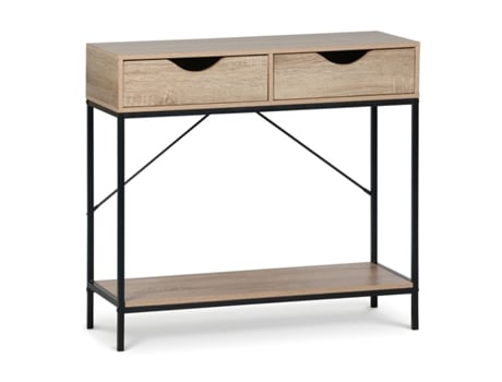 Mobiliário Auxiliar Moblekit Castanho Preto 80 X 30 X 75 Cm