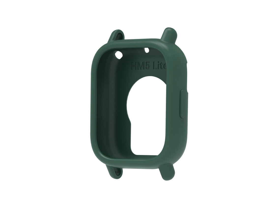 Capa Protetora de Silicone para Redmi Watch 5 Lite Verde Escuro PANOONA