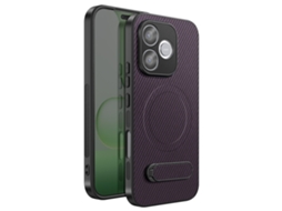 Capa Para Honor 600 Lite Efeito Carbono Compatível Com Magsafe / Qi2 Com Suporte