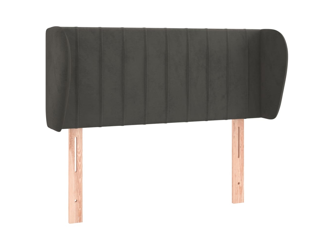 Headboard, Headboards Vidaxl Cinzeto Veludo (93 X 23 X 78/88 Cm)