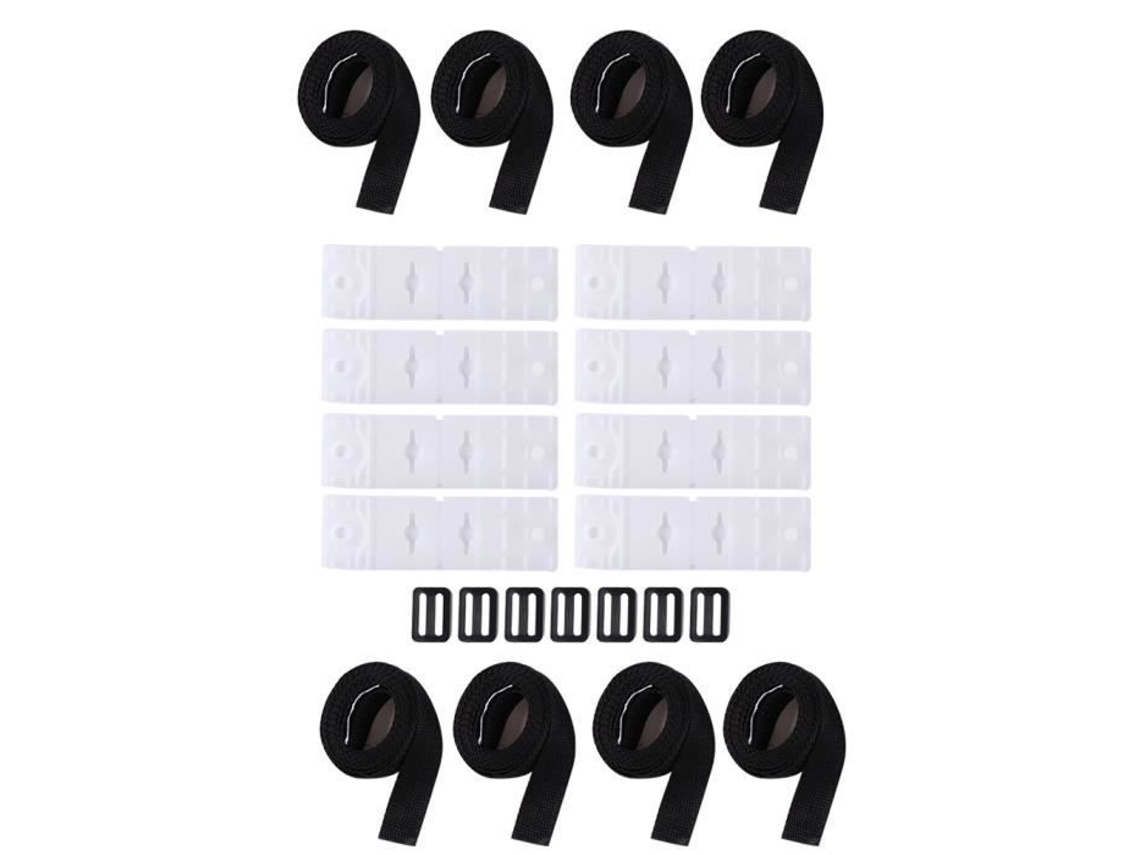 8 Conjuntos de Kit de Alça de Cobertura Solar para Piscina Acessórios Universais para Rolo de Kit de Parafuso Pny15555