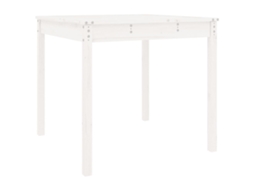 Garden Table, Garden Tables Vidaxl Branco Madeira De Pinho (82.5 X 82.5 X 76 Cm)