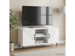 Vidaxl Gabinete Para Tv Branco Brilhante 102 X 34,5 X 50 Cm